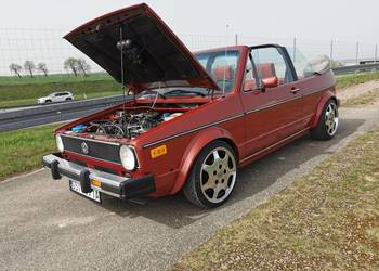 VW Golf mk1 Cabrio USA 1985 klimatyzacja wspomaganie świetny stan 1.8 95km, używany na sprzedaż  Tczew