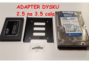 Adapter HDD SSD SANKI 2,5 na 3,5 cala montaż w komputer PC na sprzedaż  Kraków