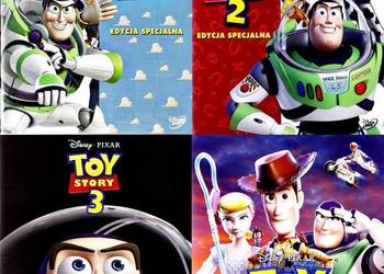TOY STORY 1 - 4 DISNEY•PIXAR  [ 4 DVD ], używany na sprzedaż  Kalisz