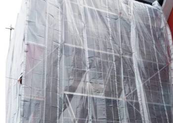Folia Osłonowa PLANDEKA ZBROJONA na RUSZTOWANI 1,1x10m biała na sprzedaż  Myślenice