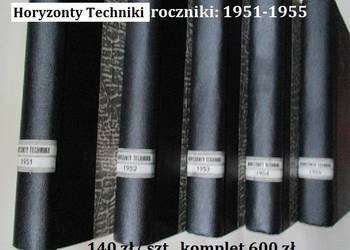 Horyzonty Techniki- roczniki:1951 - 55 / czasopisma / kartki, używany na sprzedaż  Łódź