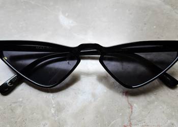Używany, MANGO kocie okulary przeciwsłoneczne na sprzedaż  Nowe Miasto Lubawskie