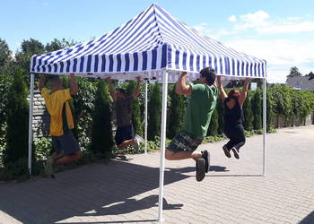 NAMIOT HANDLOWY 3x3 CIĘŻKI 38kg ekspresowy PROFESJONALNY, używany na sprzedaż  Radom