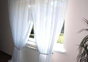 FIRANY GOTOWE firanki woal lamówka gipiura 250/600, używany na sprzedaż  Gwoździany