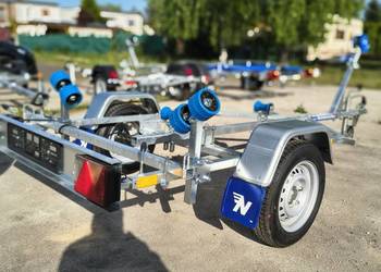 Przyczepa podłodziowa Niewiadów do 4m.Łódka, ponton,skuter,rower wodny2025, używany na sprzedaż  Plewiska
