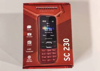 Telefon Swisstone Dual Sim Czerwony po zwrocie, DPD na sprzedaż  Inczew