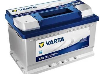 Akumulator 72Ah 680A P+ VARTA Blue Dynamic E43 | Gliwice, Toszecka 11, używany na sprzedaż  Gliwice