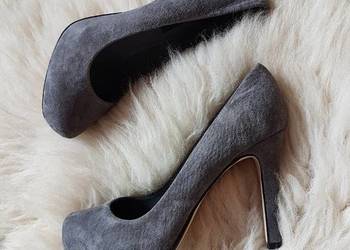 Asos buty Klasyczne szpilki szare Skóra naturalna na sprzedaż  Jasło