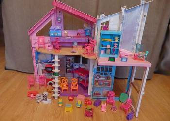 Używany, Duży DOMEK BARBIE - Malibu. Wys.70 cm na sprzedaż  Rzeszów