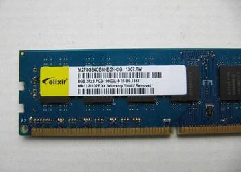 Pamięć RAM ELIXIR DDR3 8 GB 10600U na sprzedaż  Lubań