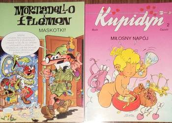 2x komiks Kupidyn miłosny napój oraz Mortadello i Filemon, używany na sprzedaż  Rzeszów