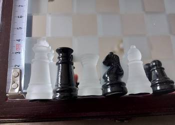Unikatowe szklane szachy 21x21 na sprzedaż  Sosnowiec