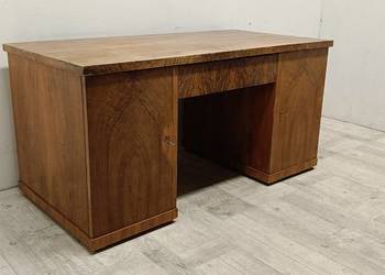 biurko art deco stare drewniane dwustronne gabinetowe na sprzedaż  Radomsko