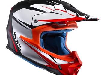 Offroadowy kask atv enduro HJC FX-Cross Axis Biały MC5 na sprzedaż  Trzciel