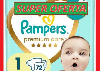 Pieluszki Pampers Premium Care rozmiar 1 2-5 kg 72 na sprzedaż  Opole