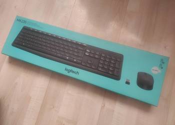 Nowy zestaw klawiatura i mysz bezprzewodowa Logitech MK235 na sprzedaż  Bochnia
