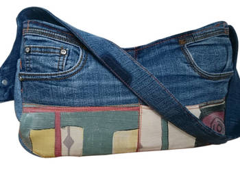 Torebka jeans – “jamnik” - Hand Made. na sprzedaż  Kraków