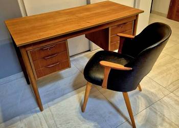 Biurko Teak Dania lata 60 vintage na sprzedaż  Bydgoszcz