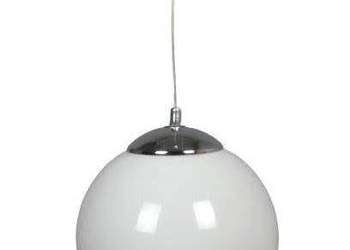 Lampa wisząca BOLLSTA 30 kula biała szkło nowoczesny na sprzedaż  Nowe