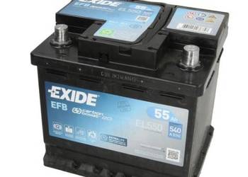 NOWY Akumulator EXIDE EL550 EFB 55AH 540A na sprzedaż  Wrocław