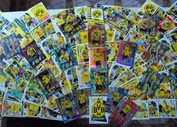 Karty BVB, PANINI i inne, MEGA zestaw 115 kart !!! na sprzedaż  Mykanów
