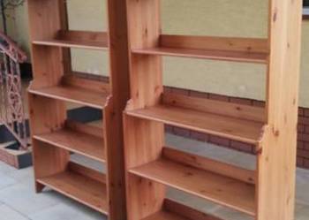 Używany, Regał drewniany Ikea Leksvik półki biblioteczka szafka na sprzedaż  Garwolin