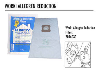 Oryginalne worki Kirby Allergen Reduction 6szt/opk na sprzedaż  Wrocław