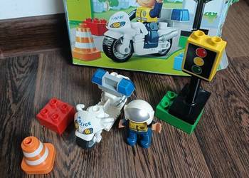 Klocki LEGO policja, motor, sygnalizacja, używany na sprzedaż  Białystok