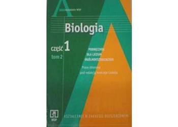 Biologia cz.1 tom 2 podręcznik dla li... - Czubaja na sprzedaż  Bądkowo