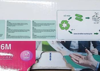 Toner Brother TN-326M Magenta,zwiększona pojemność, oryginał na sprzedaż  Kraków