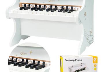 Używany, CLASSIC WORLD Drewniane Pianino dla Dzieci + Książeczka do Nauki na sprzedaż  Kraków