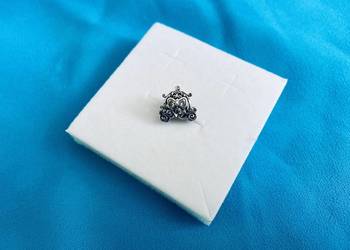 nowa stylizowana na retro zawieszka charms beads coquette kareta srebro 925 na sprzedaż  Gdynia