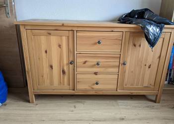 Kredens HEMNES- LEKSVIK-regał IKEA HEMNES-drewno-biurko na sprzedaż  Warszawa