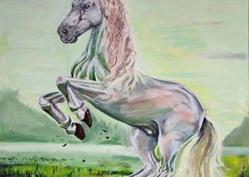 Obraz rękodzieło &quot;Koń&quot;, używany na sprzedaż  Płock