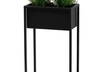Kwietnik Metalowy Stojak Donica 60x40cm skrzynka LOFT, używany na sprzedaż  Sobienie-Jeziory