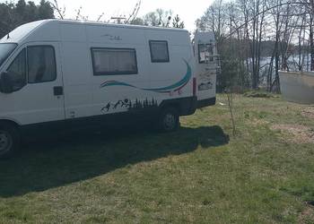 Kamper van Ducato samowystarczalny, łazienka, klima, panele solarne, TV na sprzedaż  Pruszcz Gdański