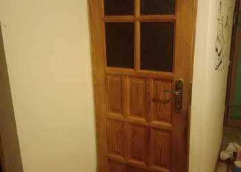 drzwi 70 cm drewniane z futryną sprzedam na sprzedaż  Skarszewy
