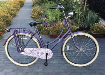 Piękny stylowy rower miejski holenderski damski damka retro SUPER STAN na sprzedaż  Syców