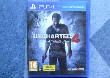 Sprzedam nową grę nieużywana Uncharted 4: A Thiefs End Sony PlayStation 4, używany na sprzedaż  Gdańsk