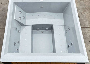 JACUZZI OGRODOWE MODERN 5-6 OSOBOWE Całoroczne, podgrzewane grzałką 3k na sprzedaż  Karpacz