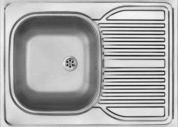 Zlew jednokomorowy zlewozmywak klasyczny kuchenny 80x60cm stal Inox na sprzedaż  Skawina