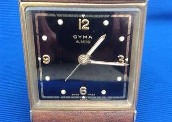 Stary Swiss CYMA AMIC - Podróżny zegarek - budzik na sprzedaż  Skierbieszów
