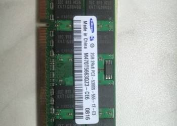 pamiec NANYA 2GB DDR2 i SAMSUNG 2GB 2Rx8 PC2-5300S-555-12-E3, używany na sprzedaż  Głubczyce