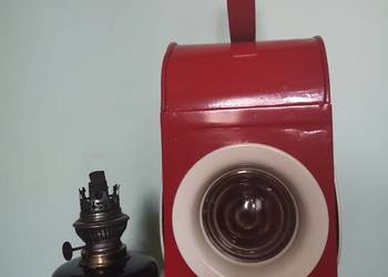 Stara lampa kolejowa.  Rezerwacja, używany na sprzedaż  Kraków