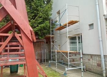 Rusztowanie elewacyjne szerokie modułowe na wózku na sprzedaż  Mielec