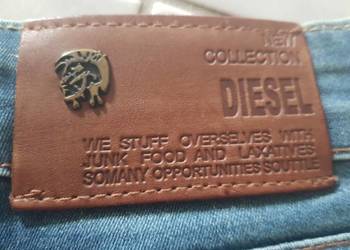 Używany, Diesel Industry spodnie dżinsy damskie oryginalne włoskie na sprzedaż  Kielce