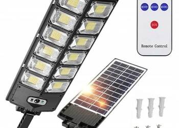 LAMPA SOLARNA ULICZNA Z CZUJNIKIEM ZMIERZCHU RUCHU 504 LED 1 na sprzedaż  Jasło