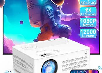 Projektor AKATUO XR21 biały 1080p WIFI BT FHD HDMI iOS Andro na sprzedaż  Bojanowo