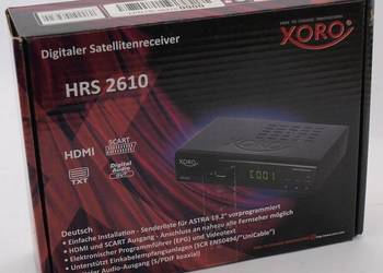 Xoro HRS 2610 tuner DVB-S/S2, używany na sprzedaż  Warszawa