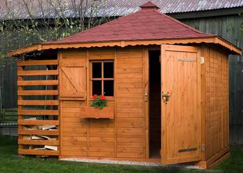 DOMEK ZEBRA OGRODOWY DACH CZTEROSPADOWY DREWNIANY 4x3 PRODUCENT na sprzedaż  Parzymiechy